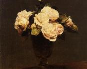 White Roses - 亨利·方丹·拉图尔